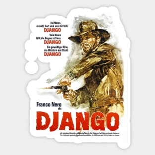 Vintage Django Sticker